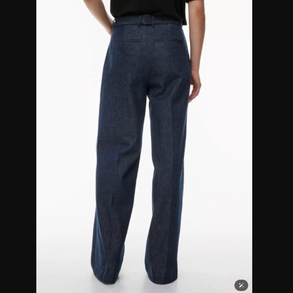 BNWT - Babaton Formula Wide Leg High Waist Denim Trouser Jeans 10 Aritzia - Picture 3 of 3